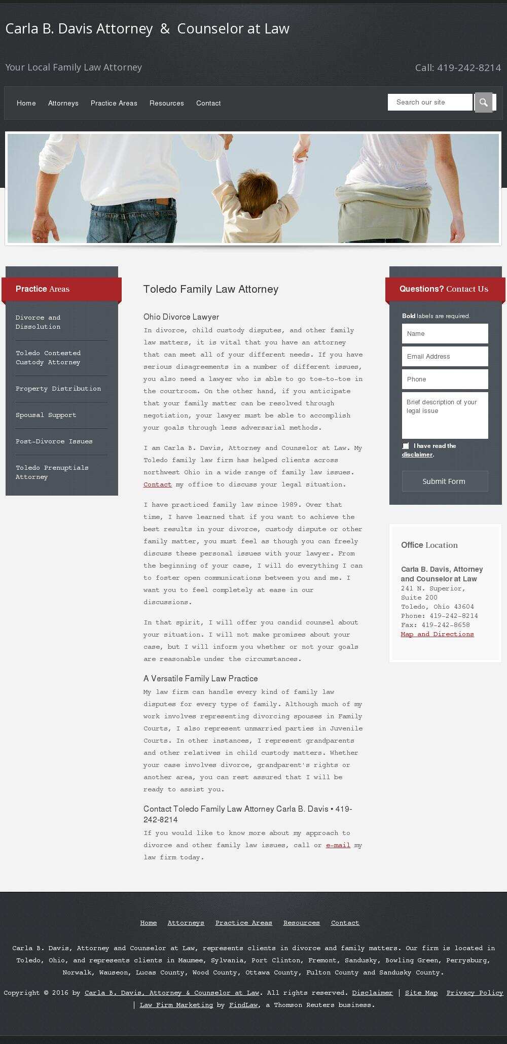 Carla B. Davis, Attorney & Counselor at Law - Toledo OH Lawyers