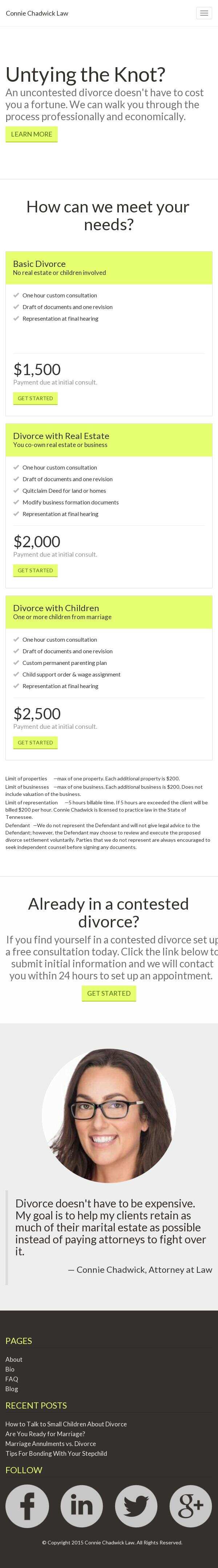 Connie Chadwick Attorney At Law - Franklin TN Lawyers