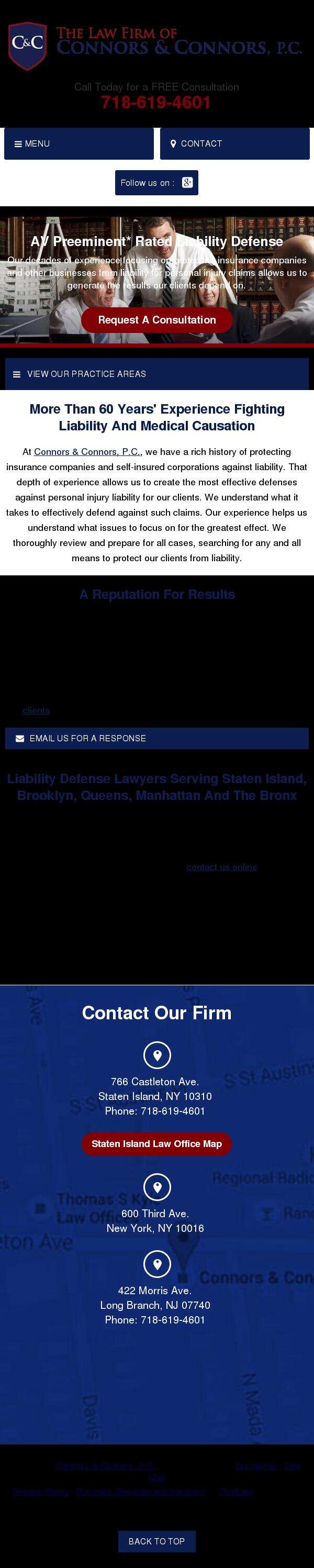 Connors & Connors, P.C. - Staten Island NY Lawyers