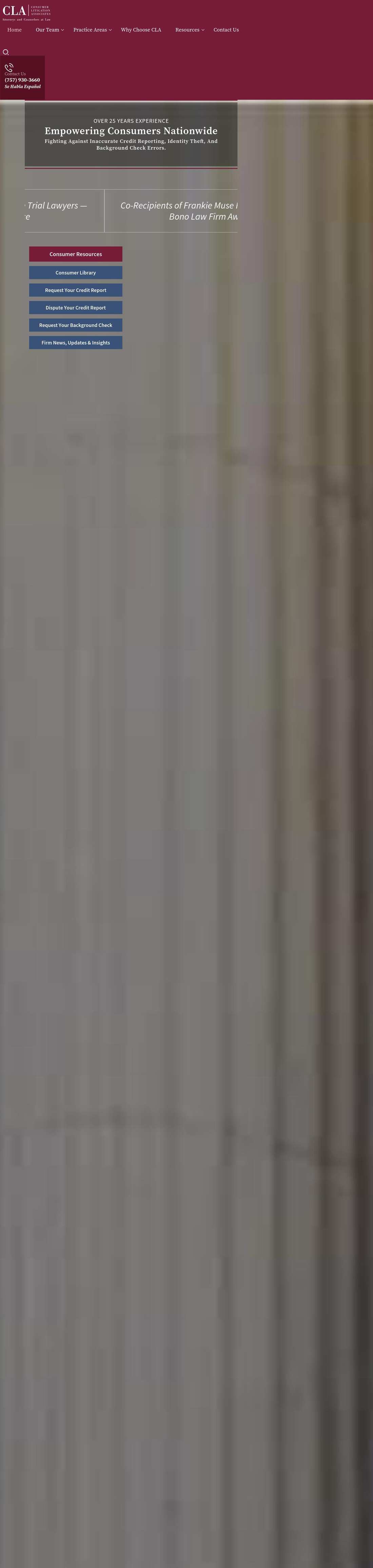 Consumer Litigation Associates - Newport News VA Lawyers