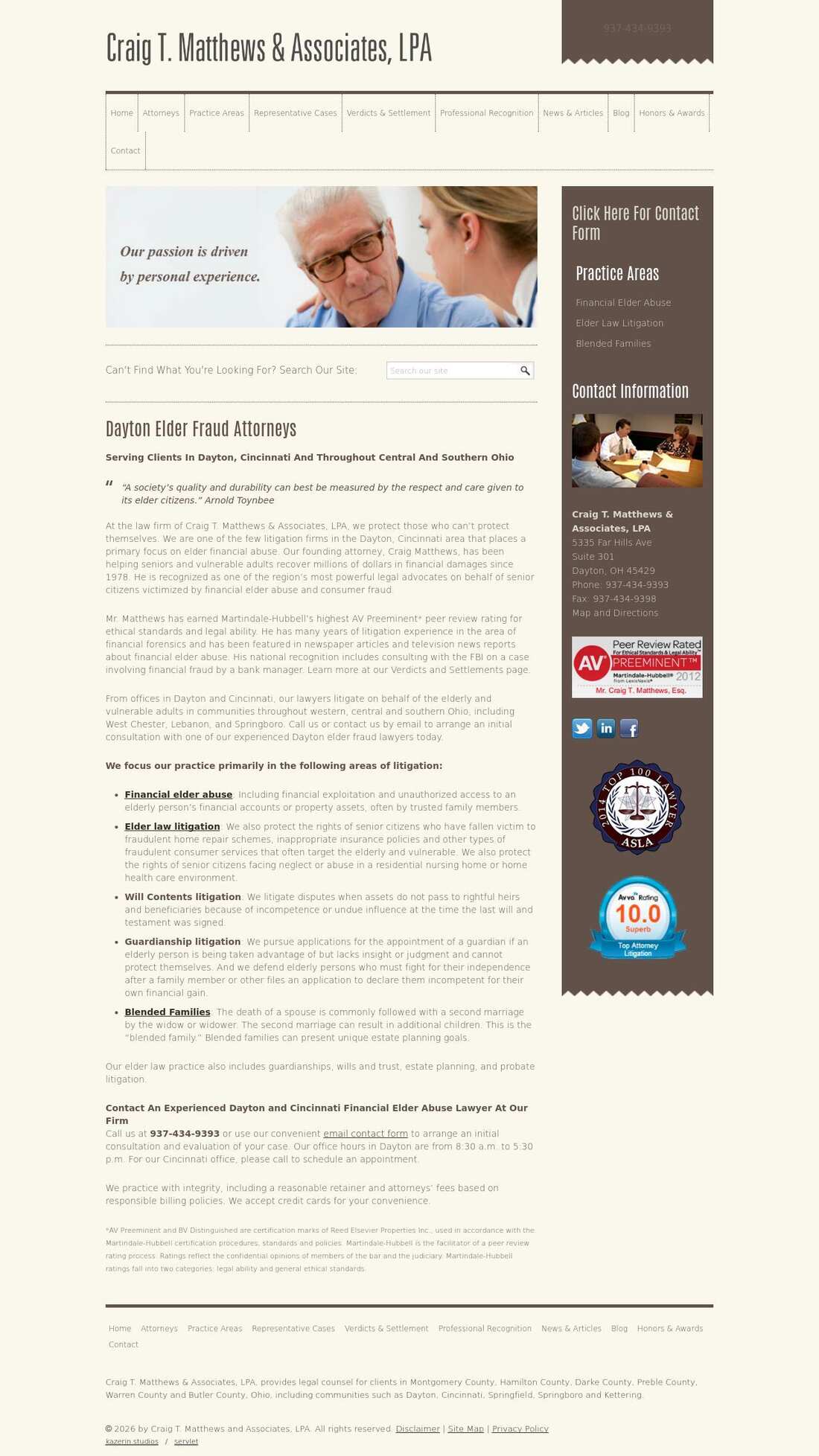 Craig T. Matthews & Associates, LPA - Cincinnati OH Lawyers