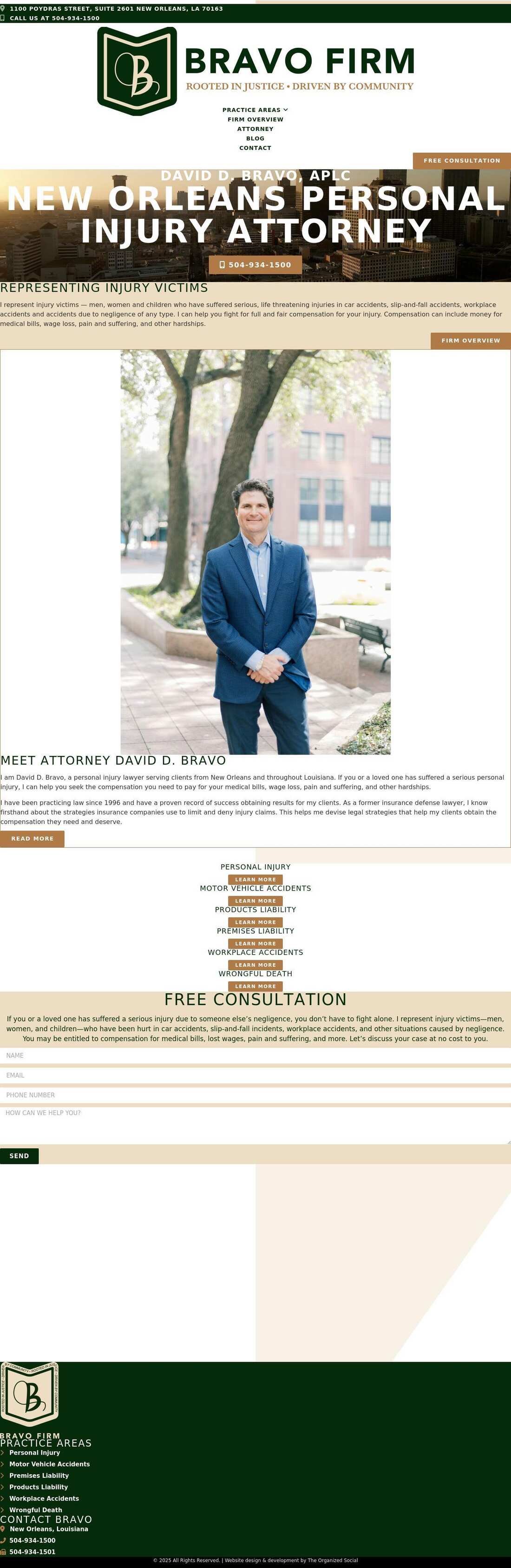 David D. Bravo - New Orleans LA Lawyers