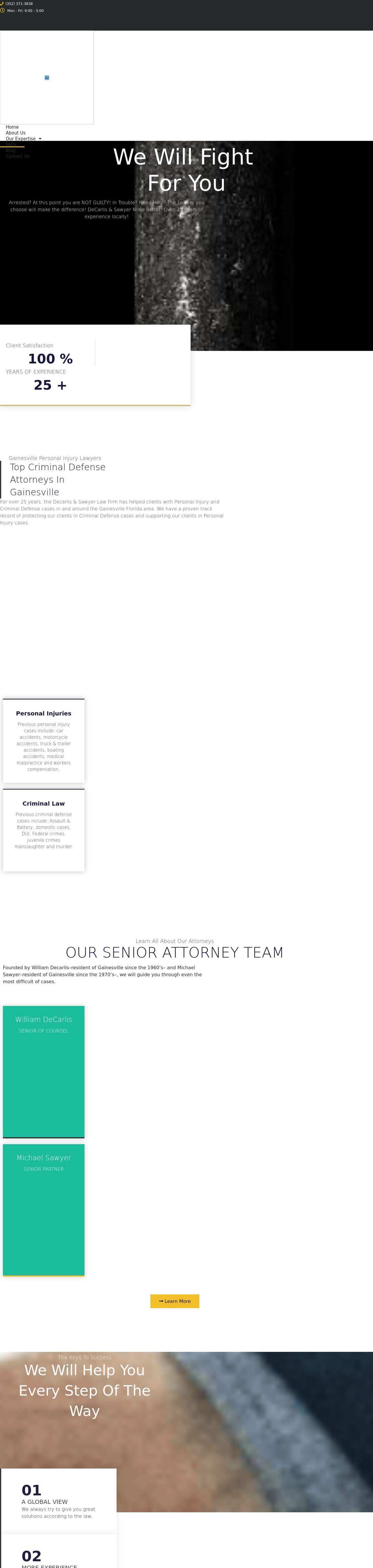 DeCarlis & Sawyer - Gainesville FL Lawyers