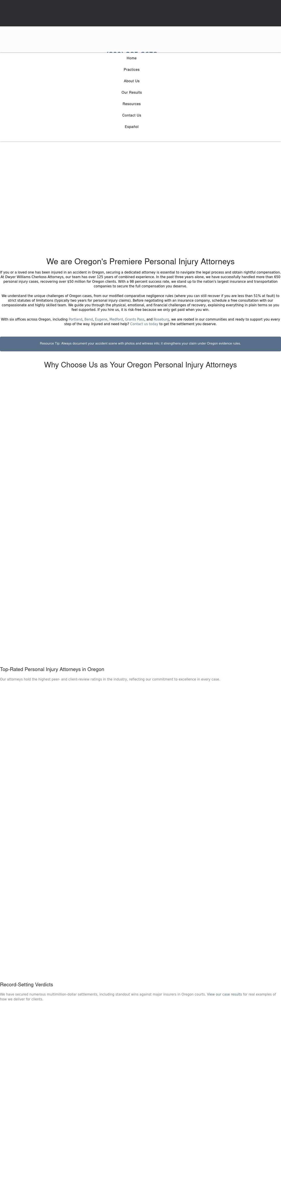 Dwyer Williams Potter Attorneys, LLP - Bend OR Lawyers