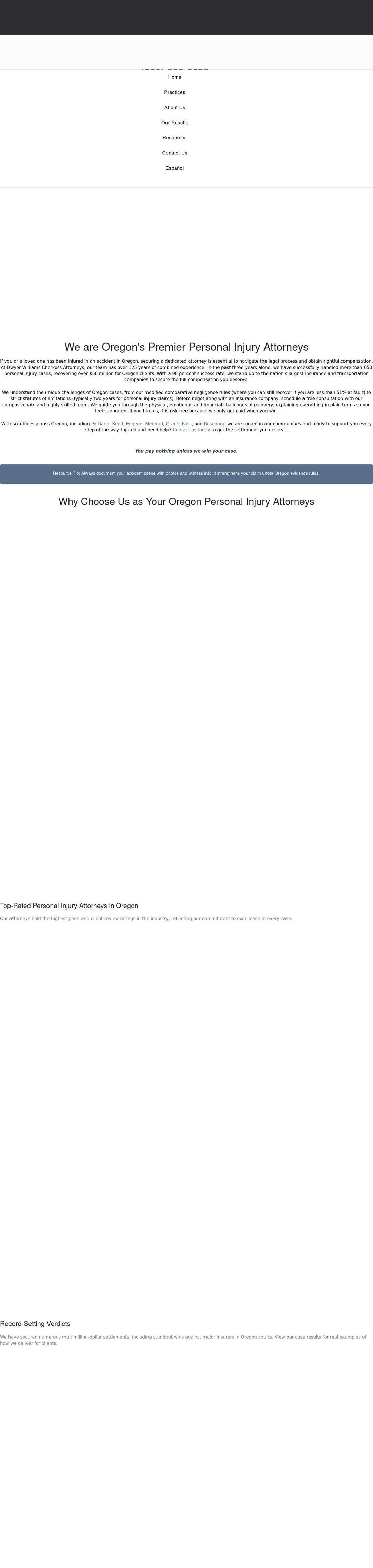 Dwyer Williams Potter Attorneys, LLP - Medford OR Lawyers