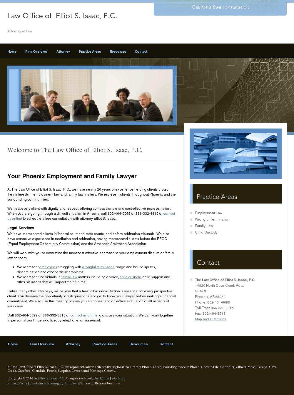 Elliot S. Isaac, P.C. - Phoenix AZ Lawyers