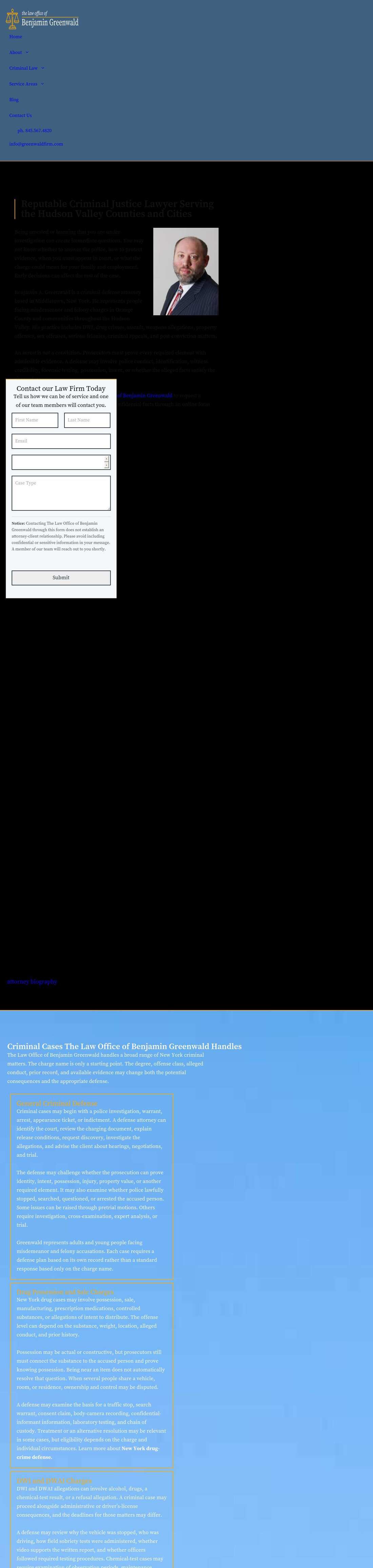 Gary Greenwald and Partners P.C. - Poughkeepsie NY Lawyers