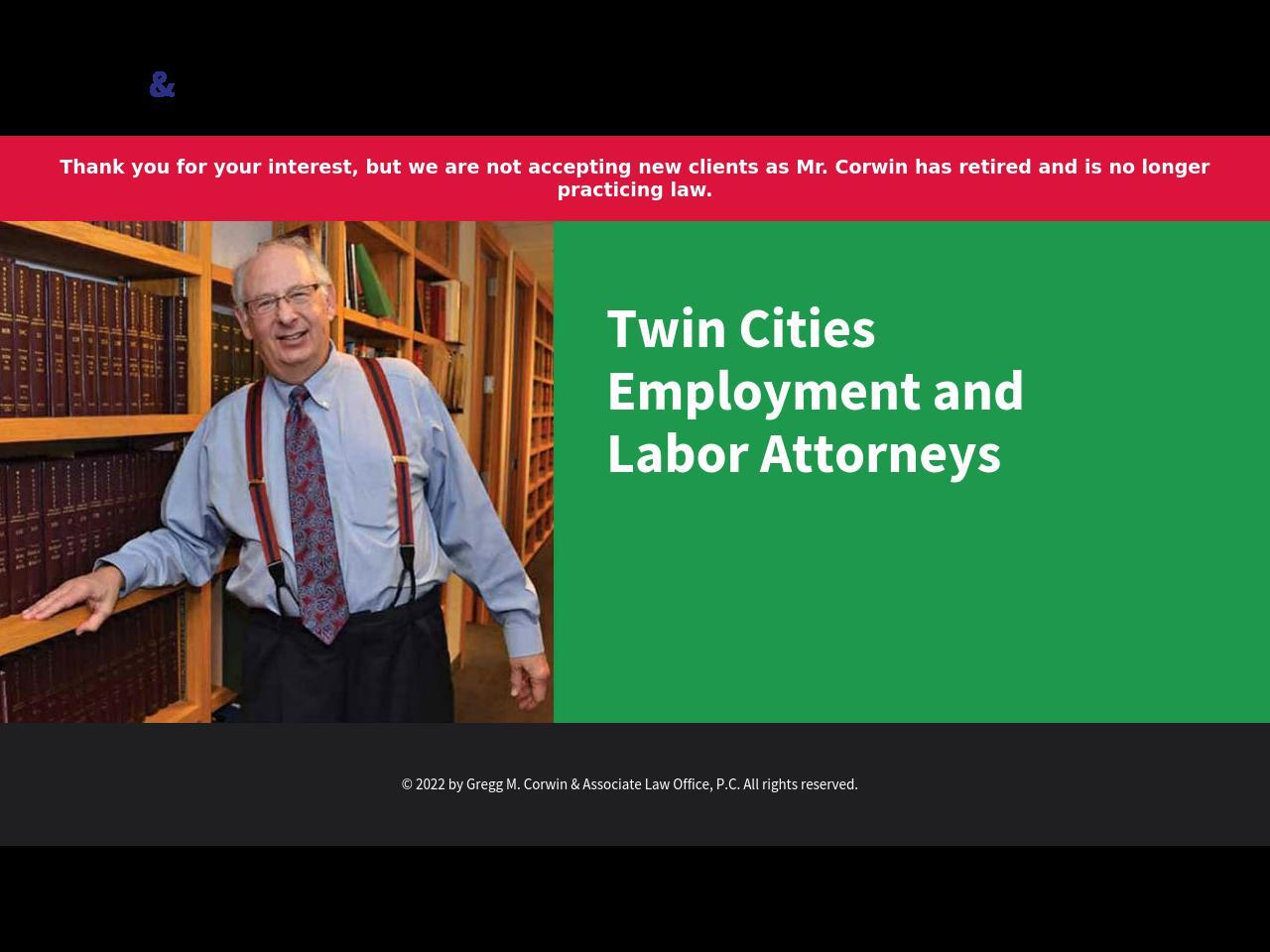 Gregg M. Corwin & Associate Law Office, P.C. - Saint Louis Park MN Lawyers