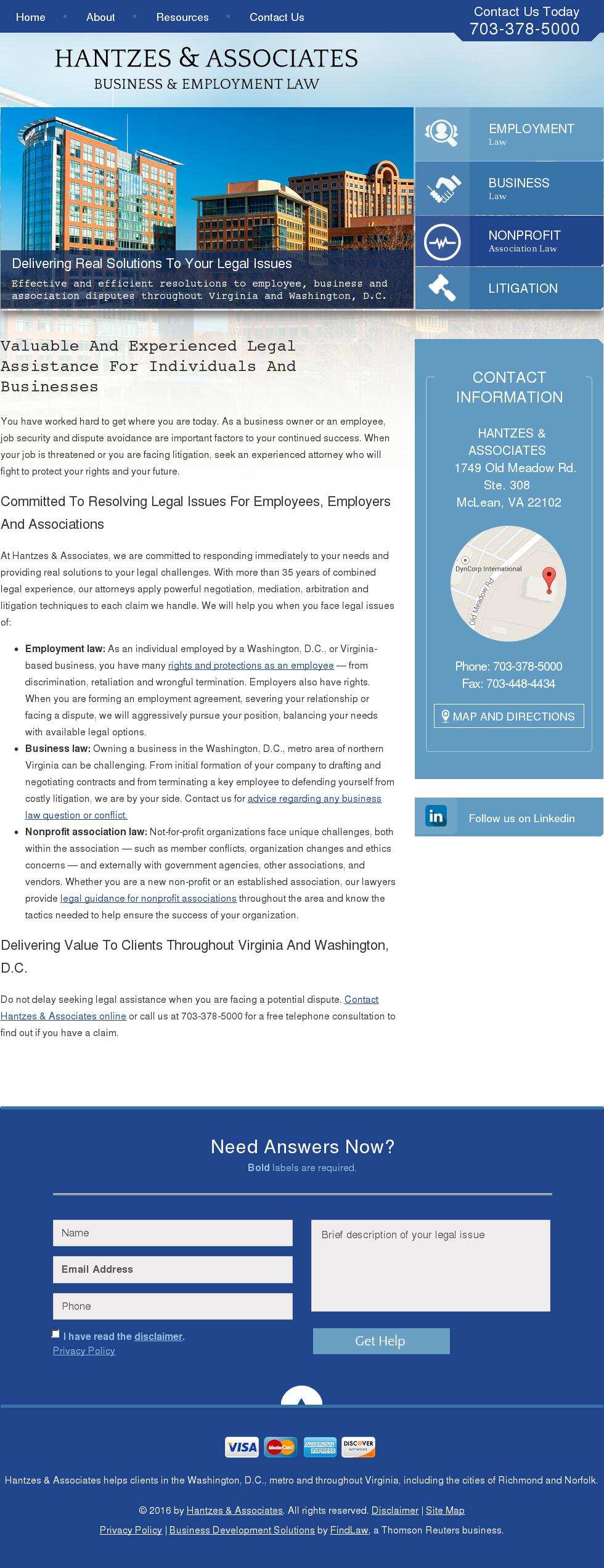 Hantzes & Associates - McLean VA Lawyers
