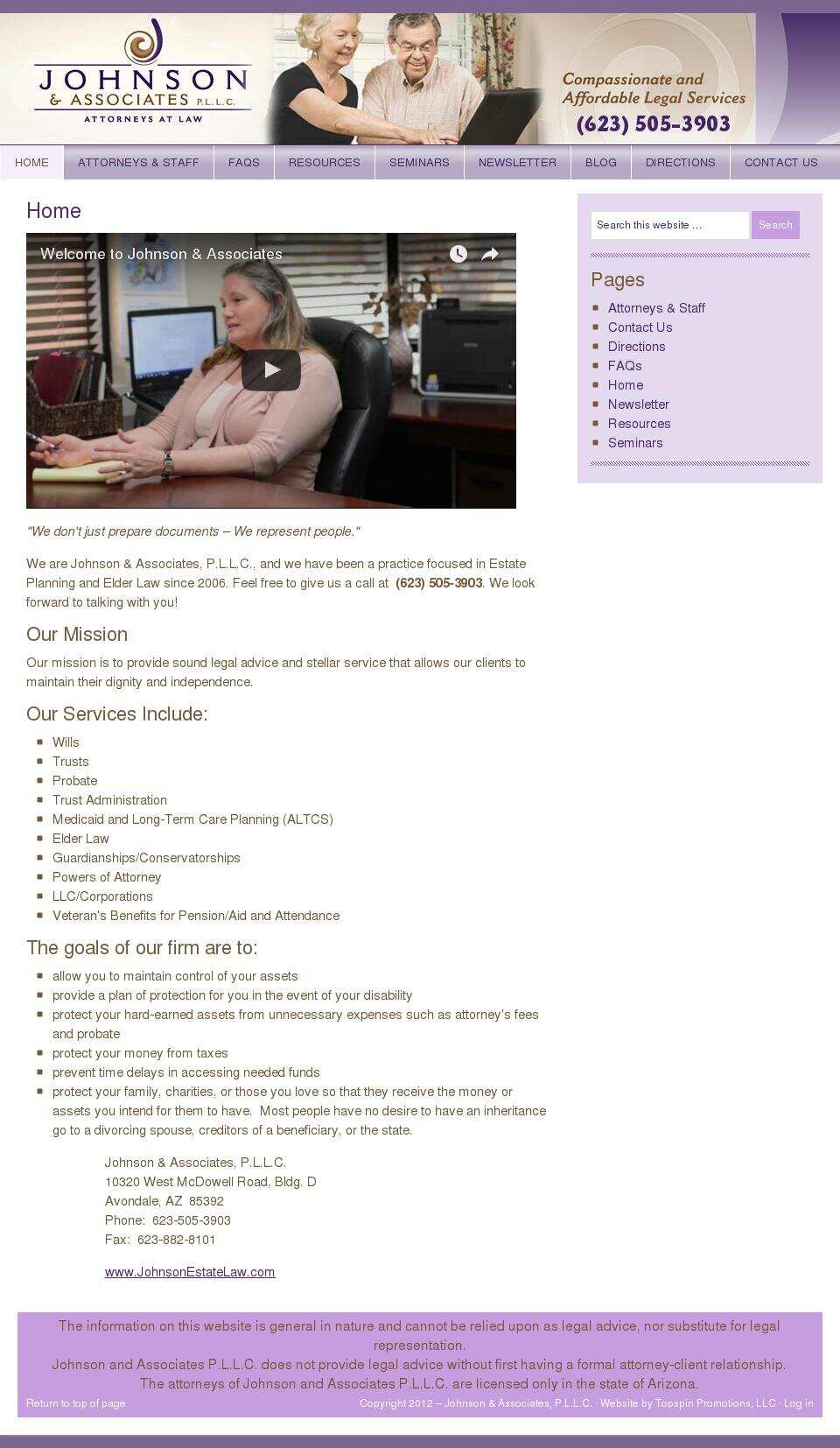 Johnson & Associates, P.L.L.C. - Avondale AZ Lawyers