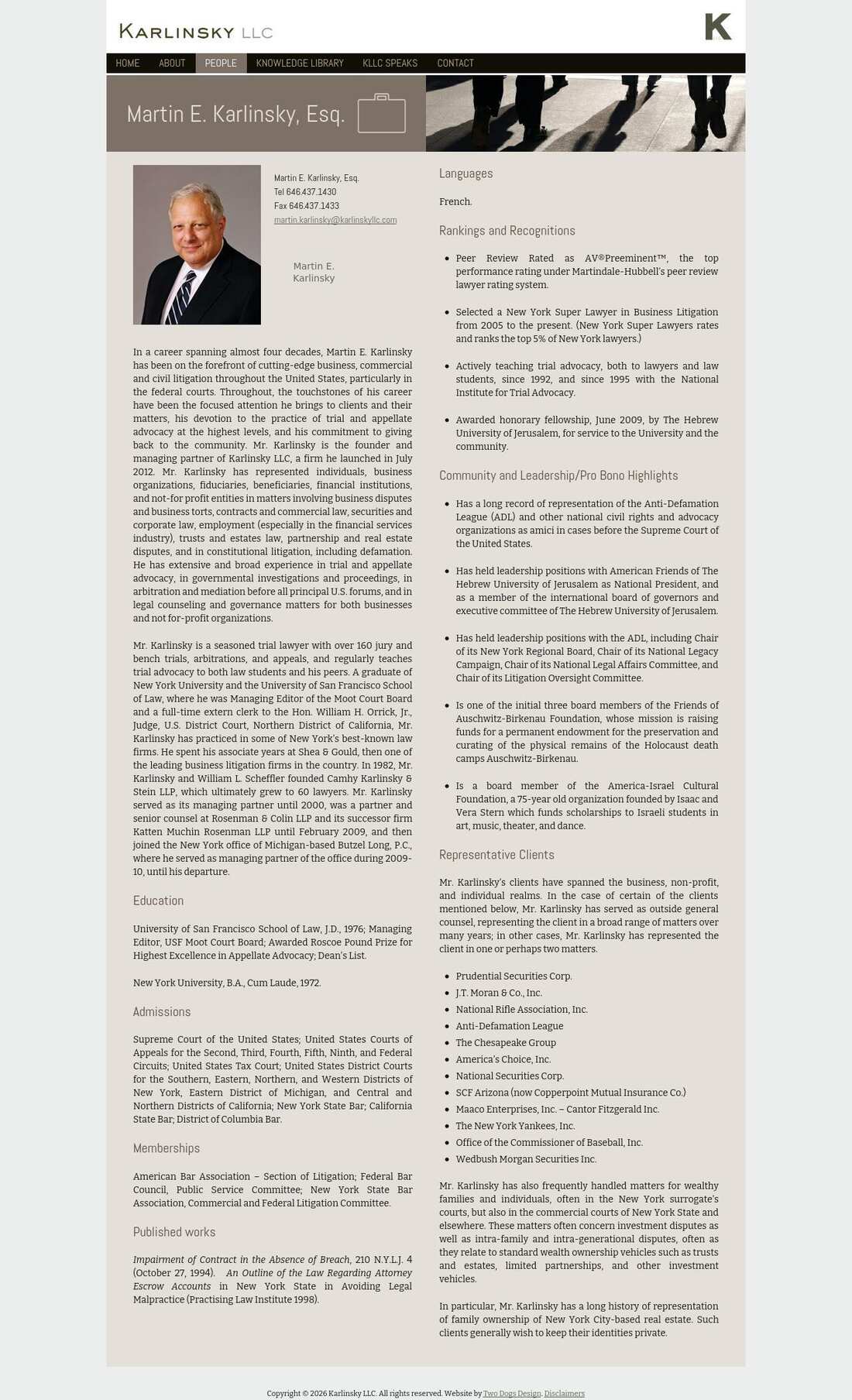 Karlinsky LLC - New York NY Lawyers