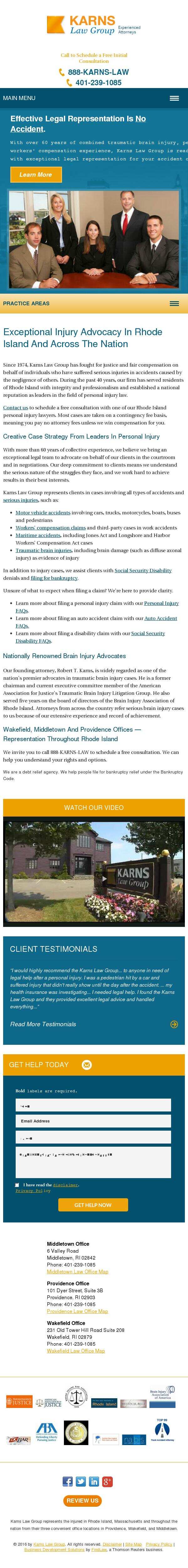Karns Law Group - Providence RI Lawyers