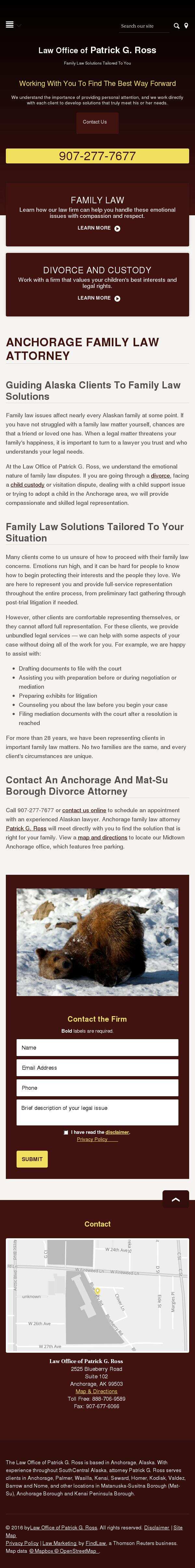 Law Office of Patrick G. Ross - Anchorage AK Lawyers