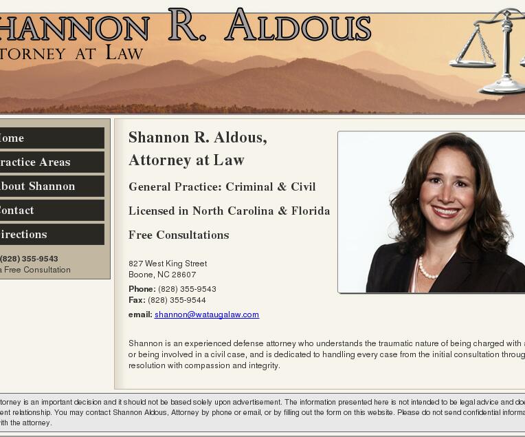 Law Office of Shannon Aldous, P.C. - Charlotte NC Lawyers