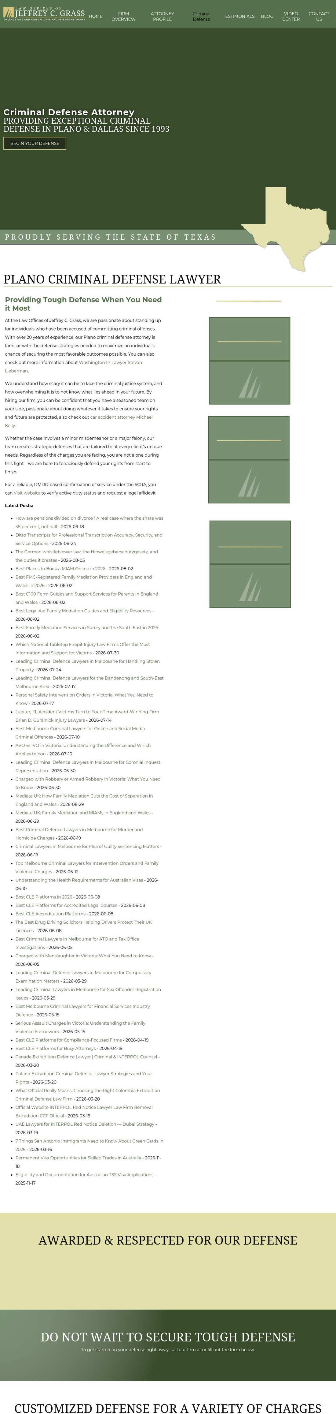 Law Offices of Jeffrey C. Grass - Dallas TX Lawyers