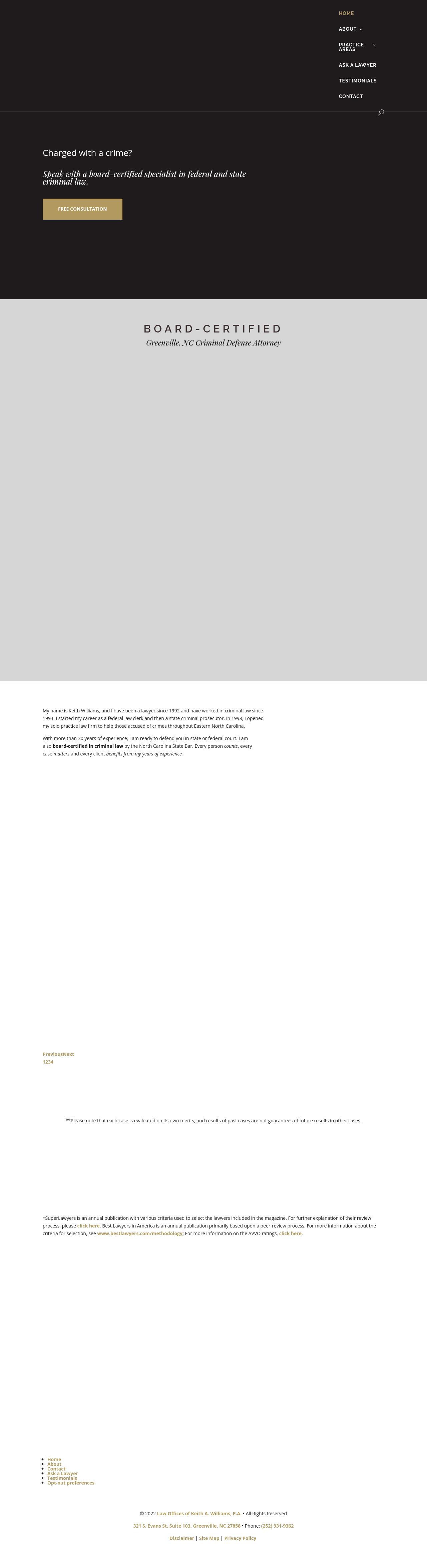 Law Offices of Keith A. Williams, P.A. - Greenville NC Lawyers