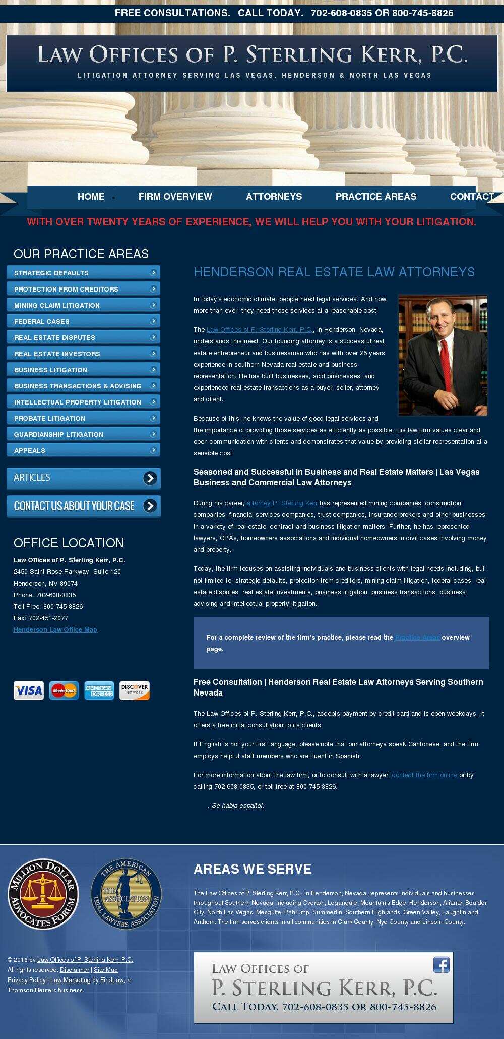 Law Offices of P. Sterling Kerr, P.C. - Henderson NV Lawyers