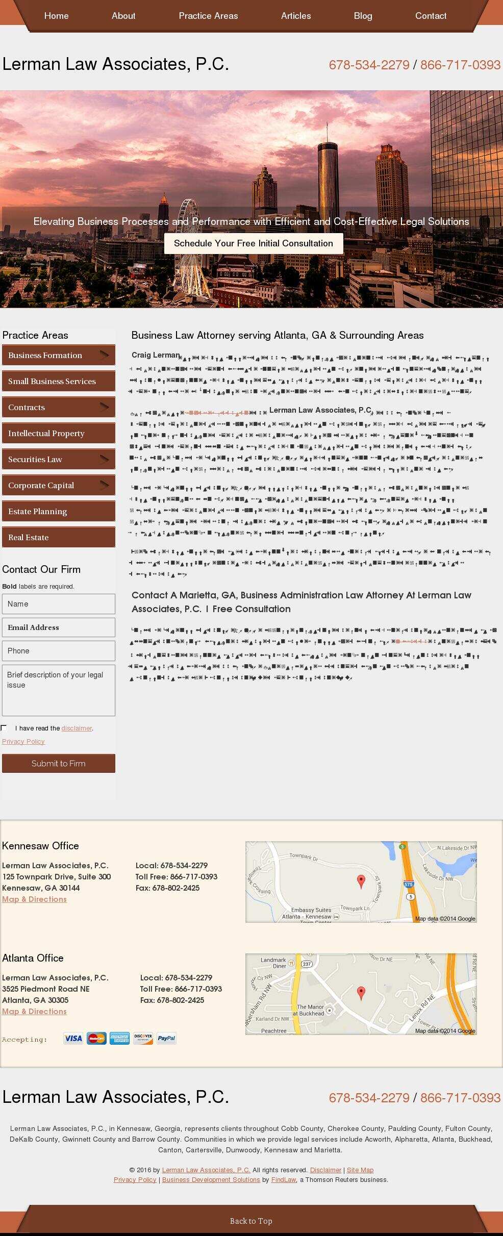 Lerman Law Associates, P.C. - Atlanta GA Lawyers