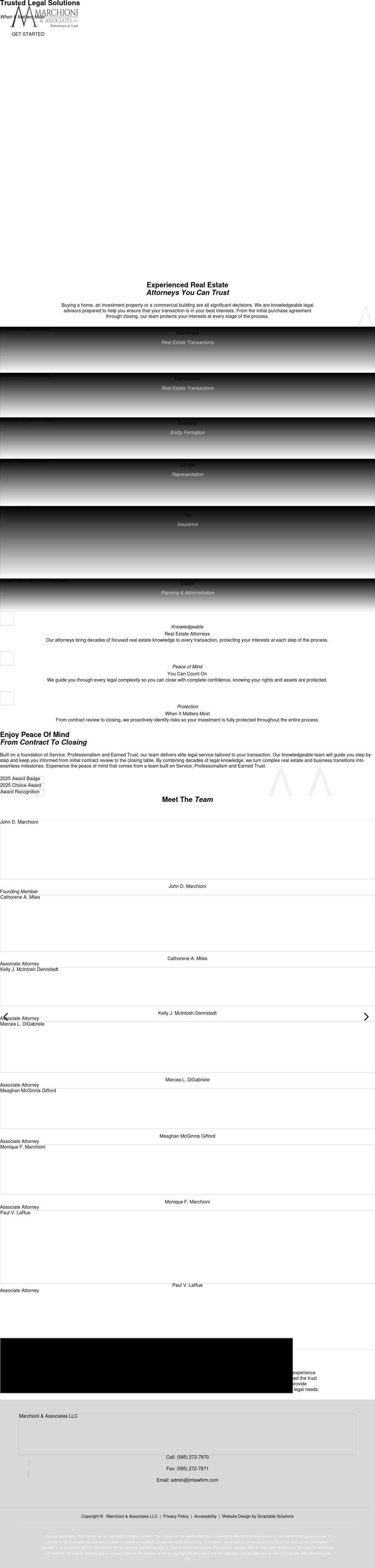 Marchioni & Associates LLC - Rochester NY Lawyers