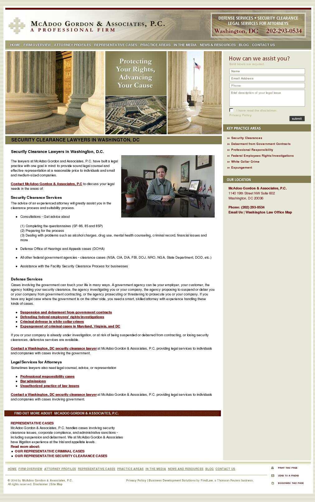 McAdoo Gordon & Associates, P.C. - Washington DC Lawyers