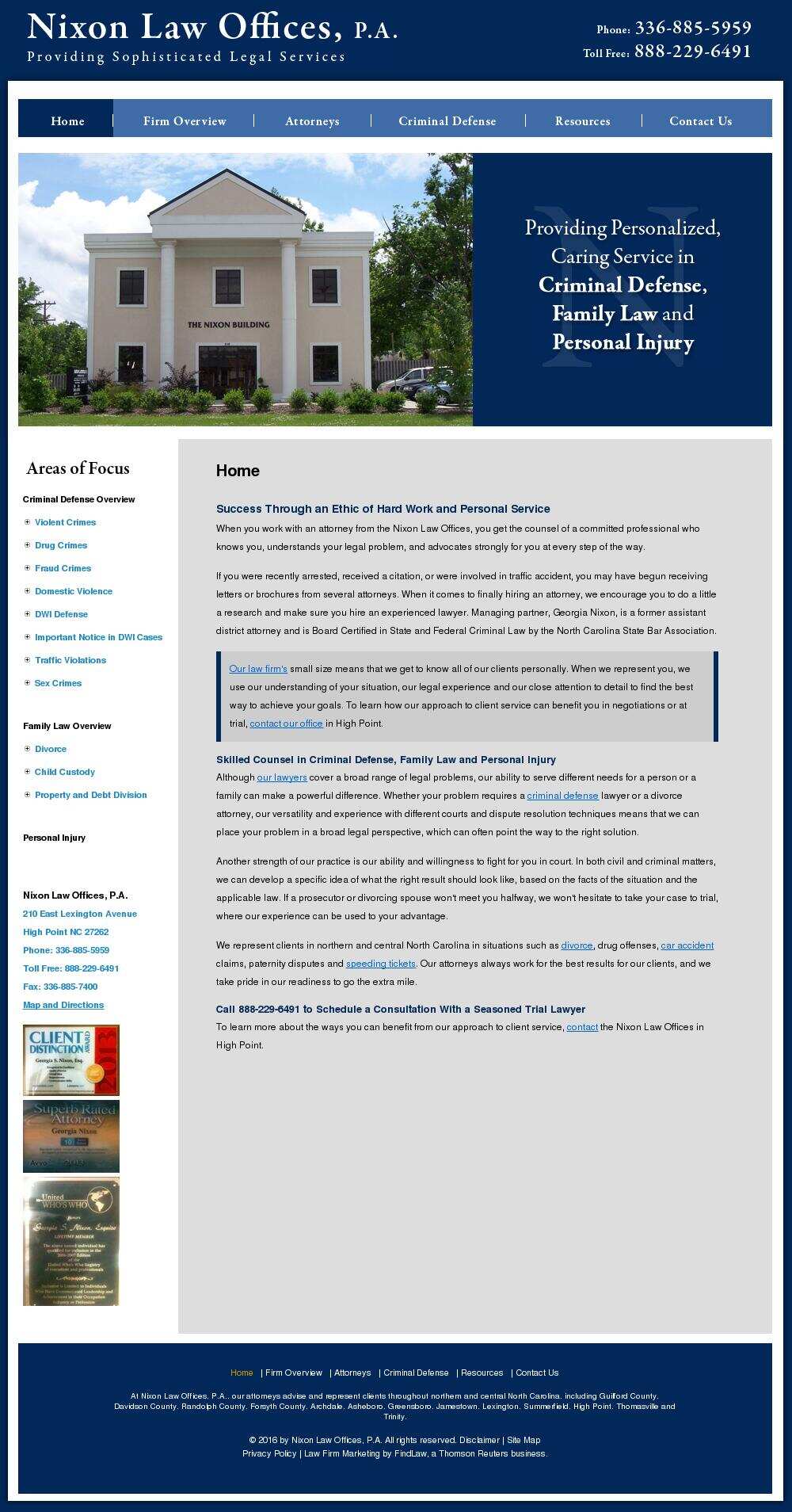 Nixon Law Offices, P.A. - High Point NC Lawyers
