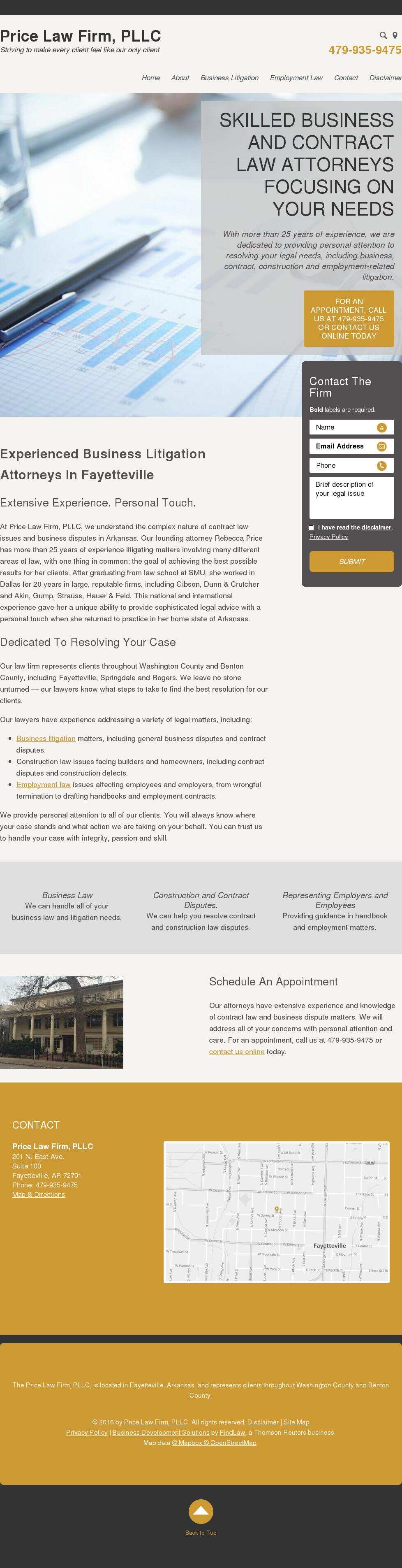 Price Law Firm, PLLC - Fayetteville AR Lawyers