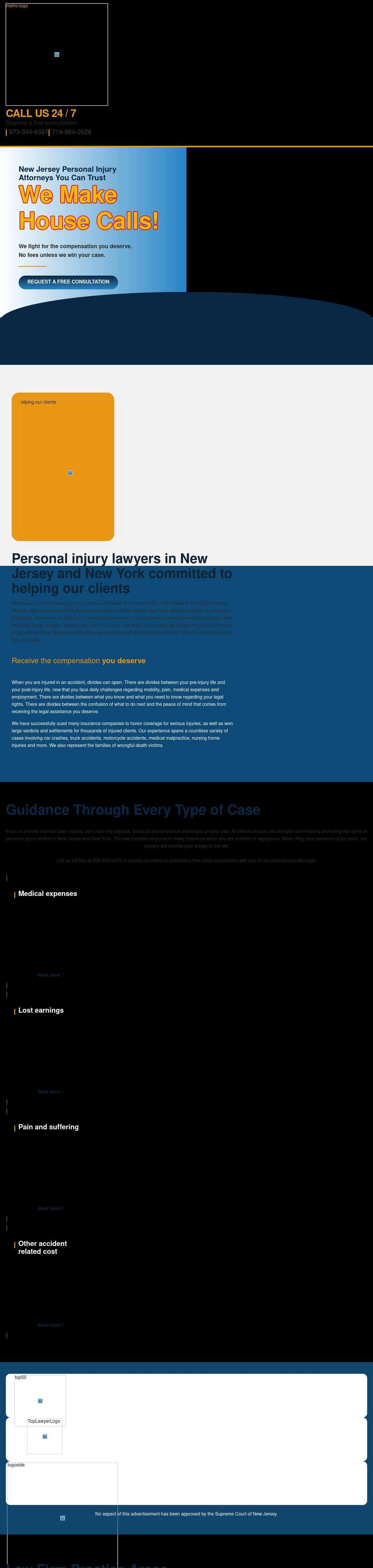 Robert A. Solomon, P.C. - Newark NJ Lawyers