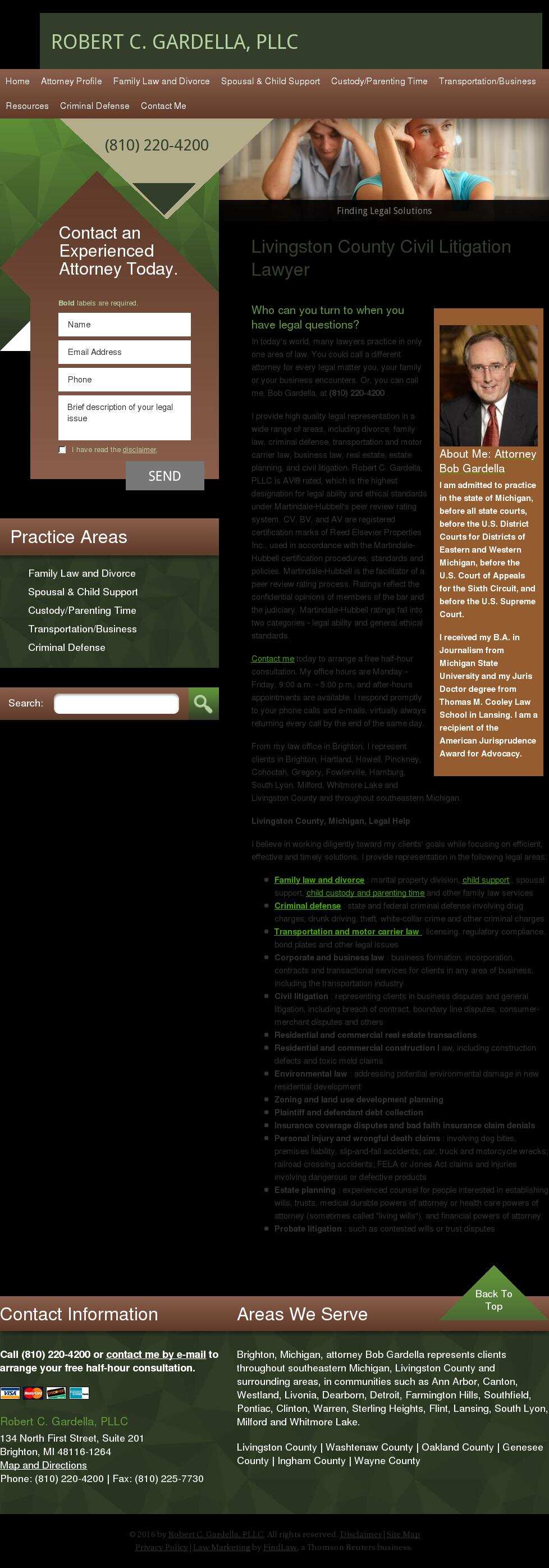 Robert C. Gardella, PLLC - Brighton MI Lawyers