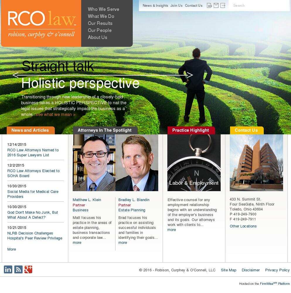 Robison, Curphey & O'Connell, LLC - Waterville OH Lawyers