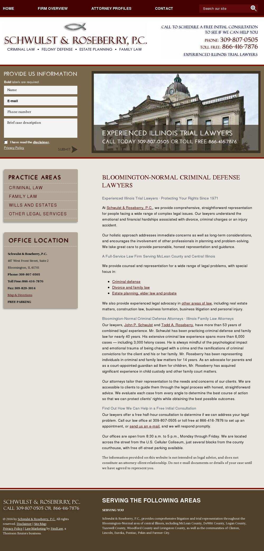 Schwulst & Roseberry, P.C. - Bloomington IL Lawyers