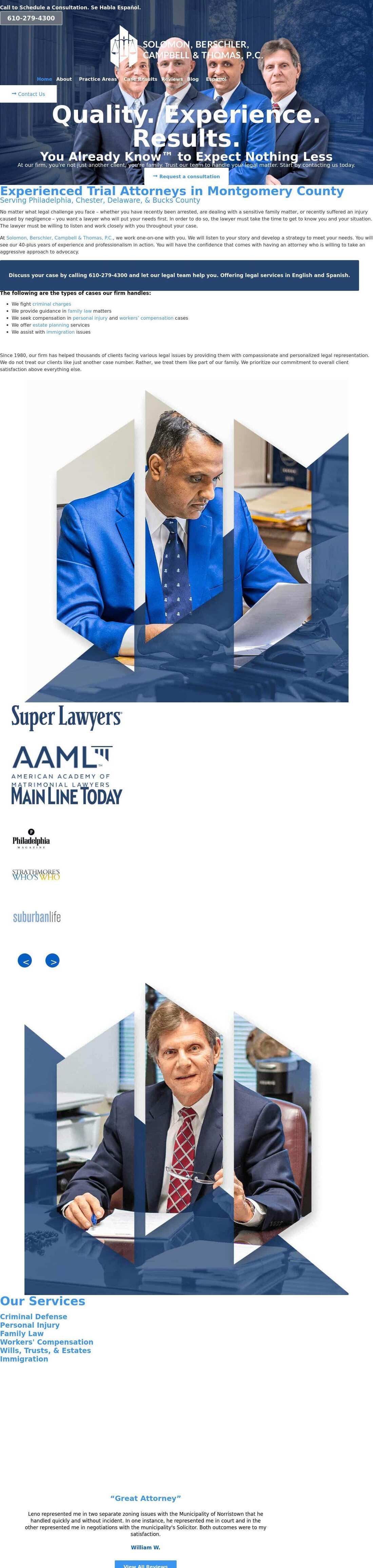 Solomon, Berschler, Fabick, Campbell & Thomas, P.C. - Norristown PA Lawyers