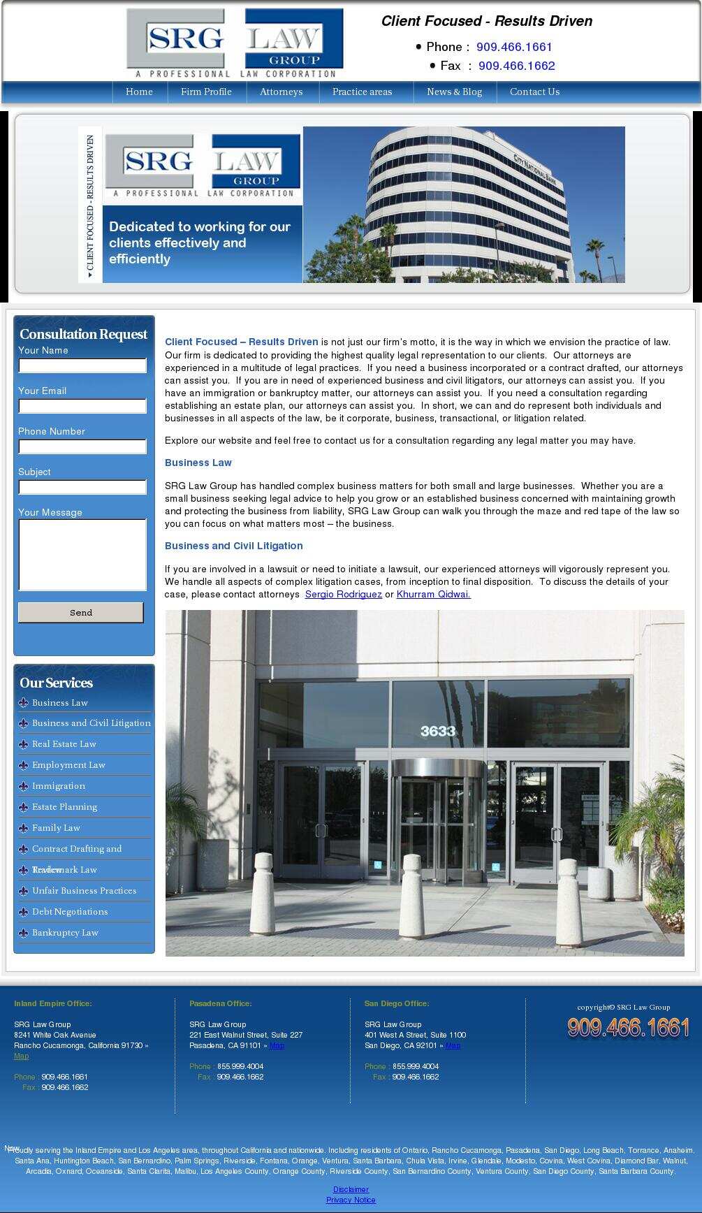 SRG Law Group - Rancho Cucamonga CA Lawyers