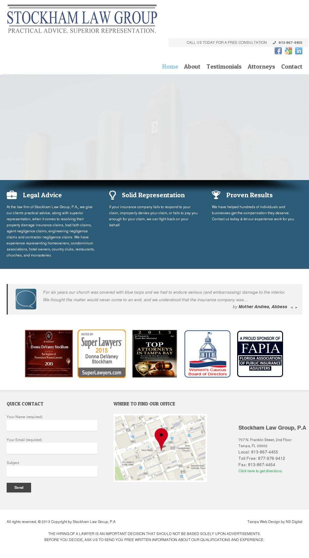 Stockham Law Group, P.A. - Tampa FL Lawyers