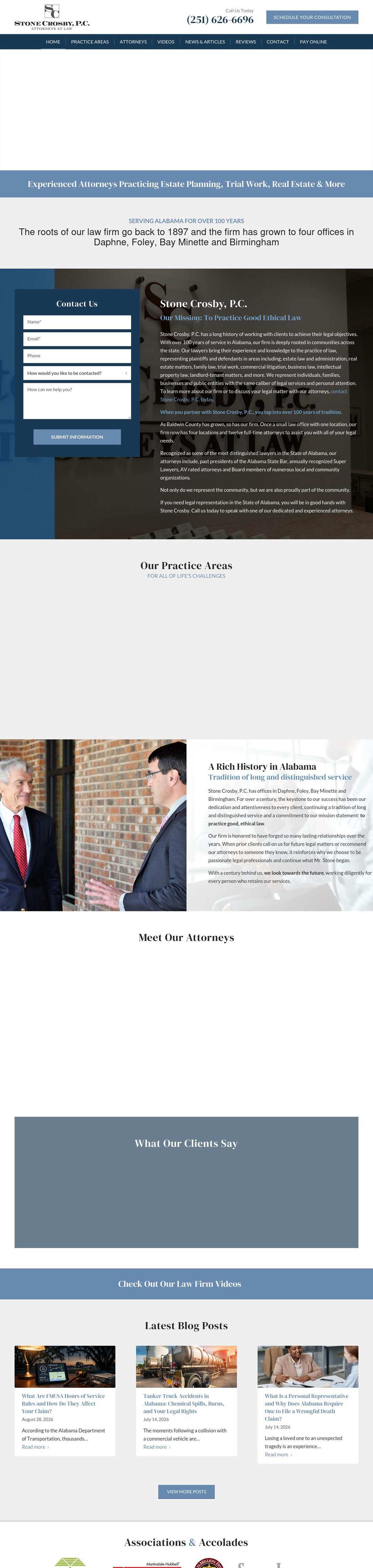 Stone, Granade & Crosby, P.C. - Bay Minette AL Lawyers