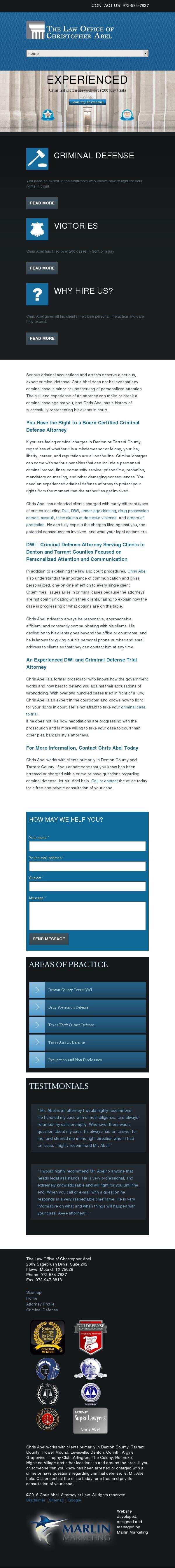The Law Office of Christopher Abel - Flower Mound TX Lawyers