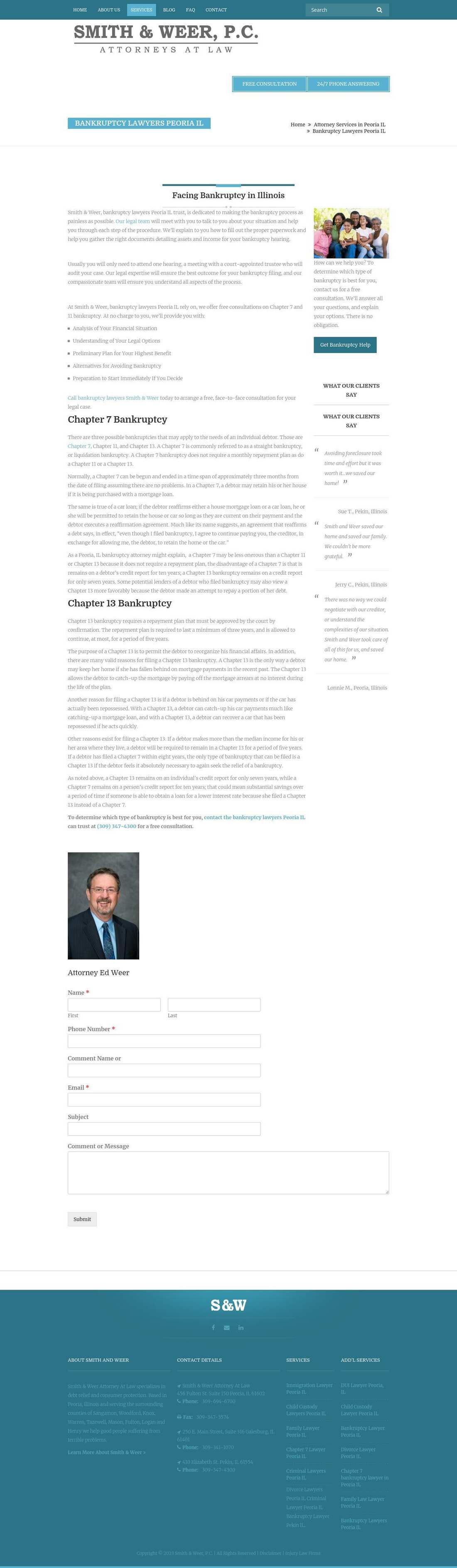 W. Edgar Weer, Jr. - Galesburg IL Lawyers