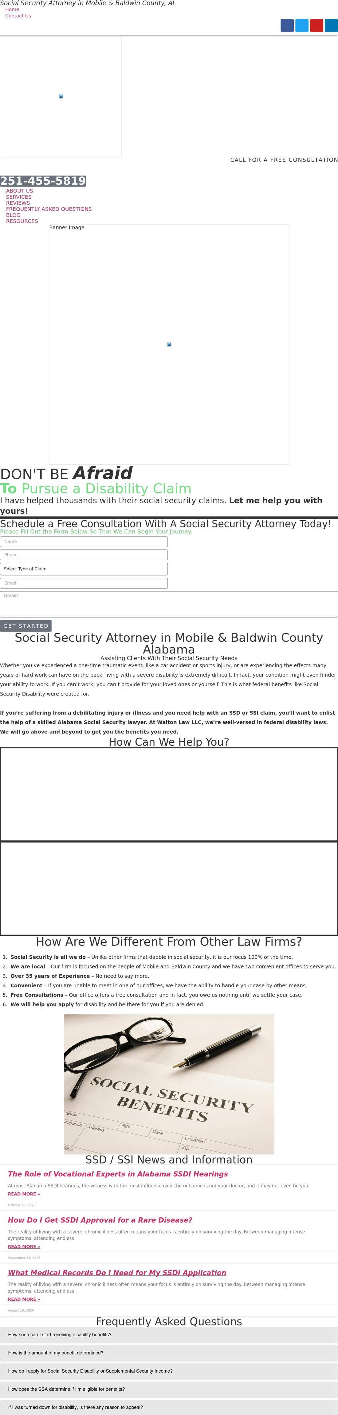 Walton Law LLC - Mobile AL Lawyers
