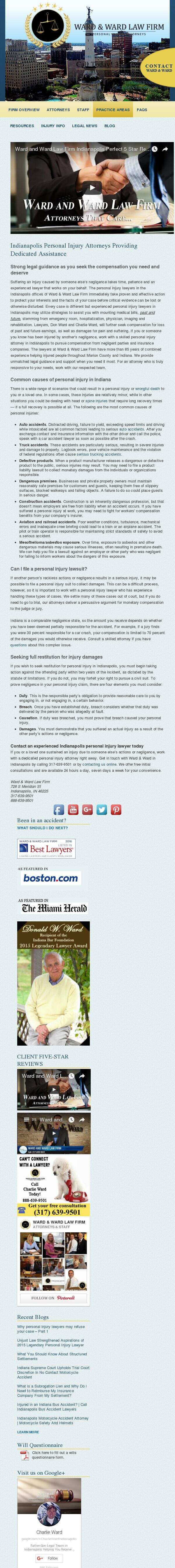 Ward & Ward Law Firm - Indianapolis IN Lawyers
