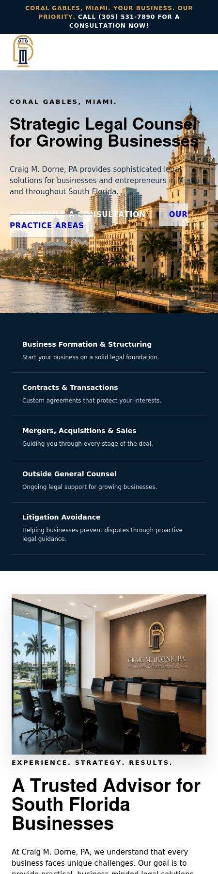 Craig M. Dorne, PA - Coral Gables FL Lawyers