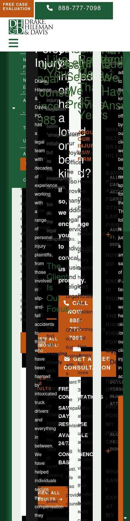 Drake, Hileman & Davis, P.C. - Allentown PA Lawyers