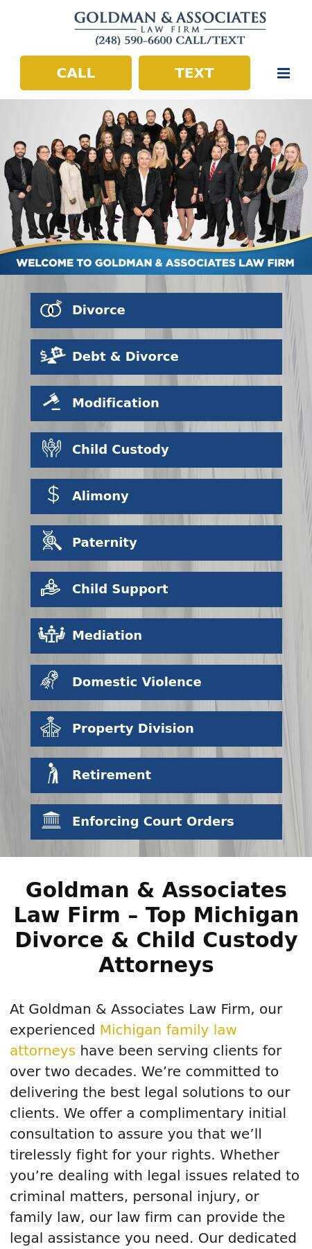 Goldman & Associates - (877) 737-8800 - Southfield MI Lawyers