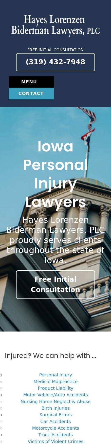 Hayes Lorenzen Lawyers PLC - Iowa City IA Lawyers