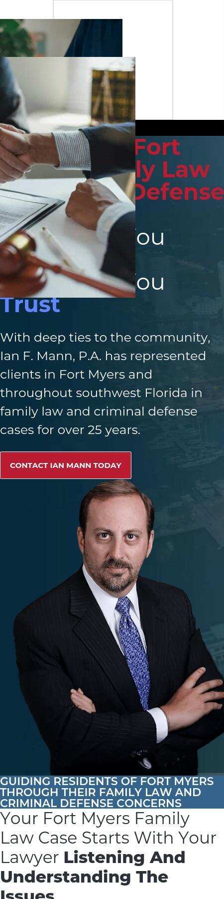 Ian F. Mann, P.A. - Fort Myers FL Lawyers