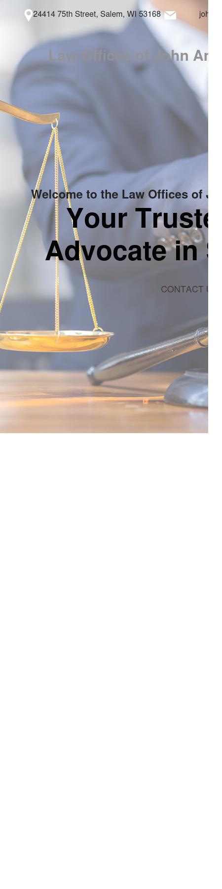 Law Office of John Anthony Ward - Kenosha WI Lawyers
