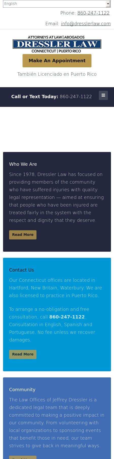 Law Offices of Dressler Strickland - New Britain CT Lawyers