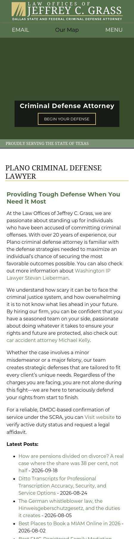 Law Offices of Jeffrey C. Grass - Dallas TX Lawyers