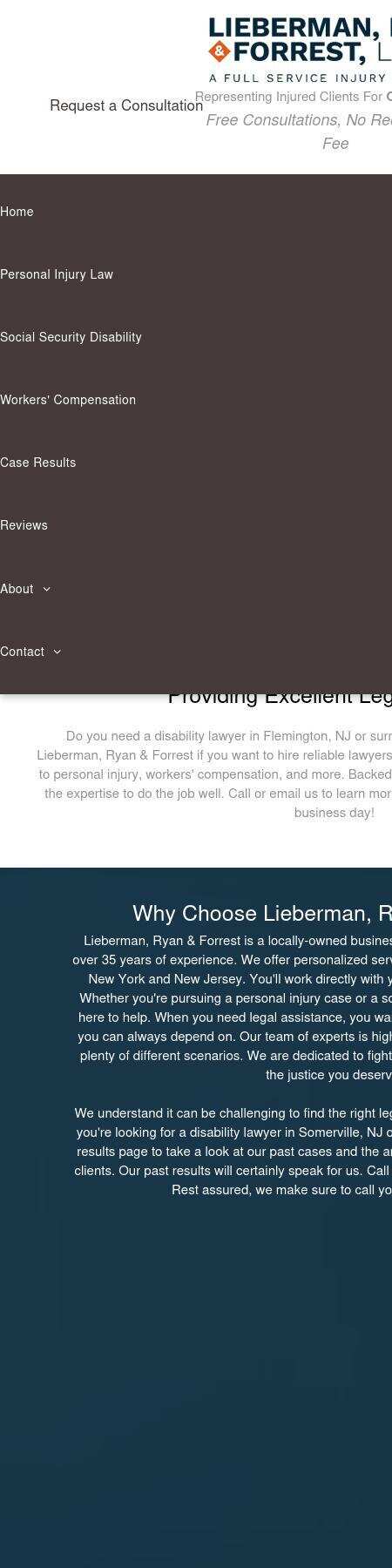 Lieberman, Ryan, Forrest & Voorhees, L.L.C. - Somerville NJ Lawyers