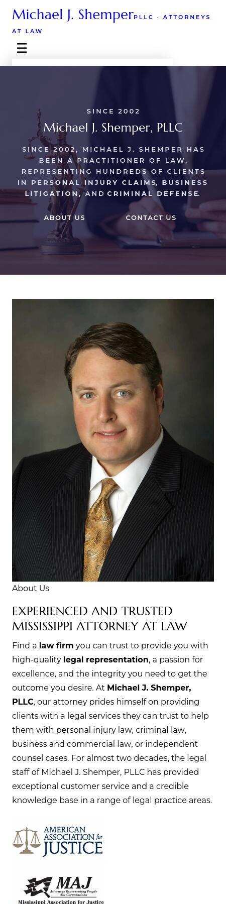 Michael J. Shemper, PLLC - Hattiesburg MS Lawyers
