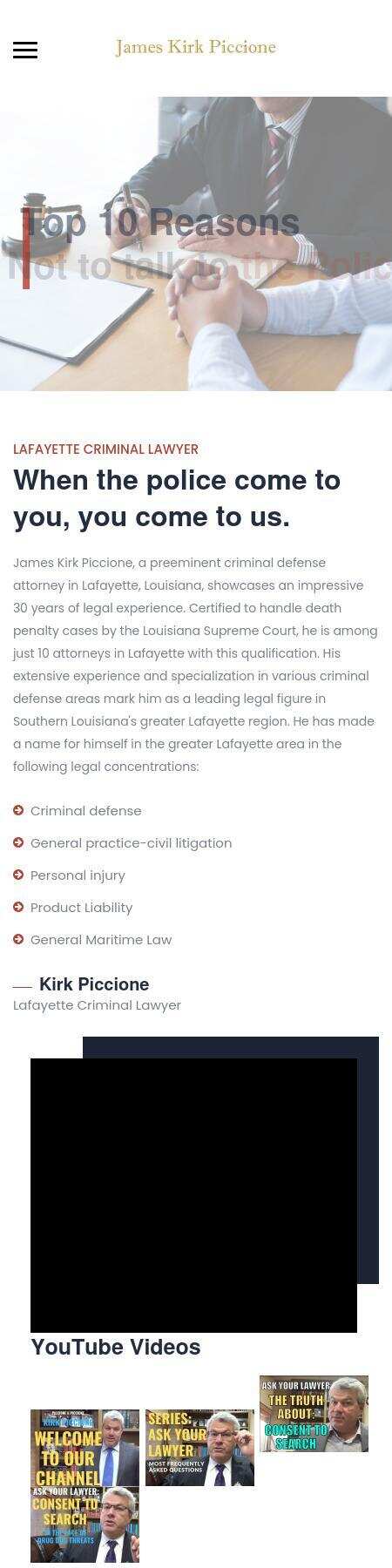 Piccione & Piccione - Lafayette LA Lawyers