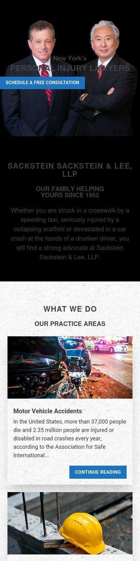 Sackstein, Sackstein & Lee, LLP - Flushing NY Lawyers